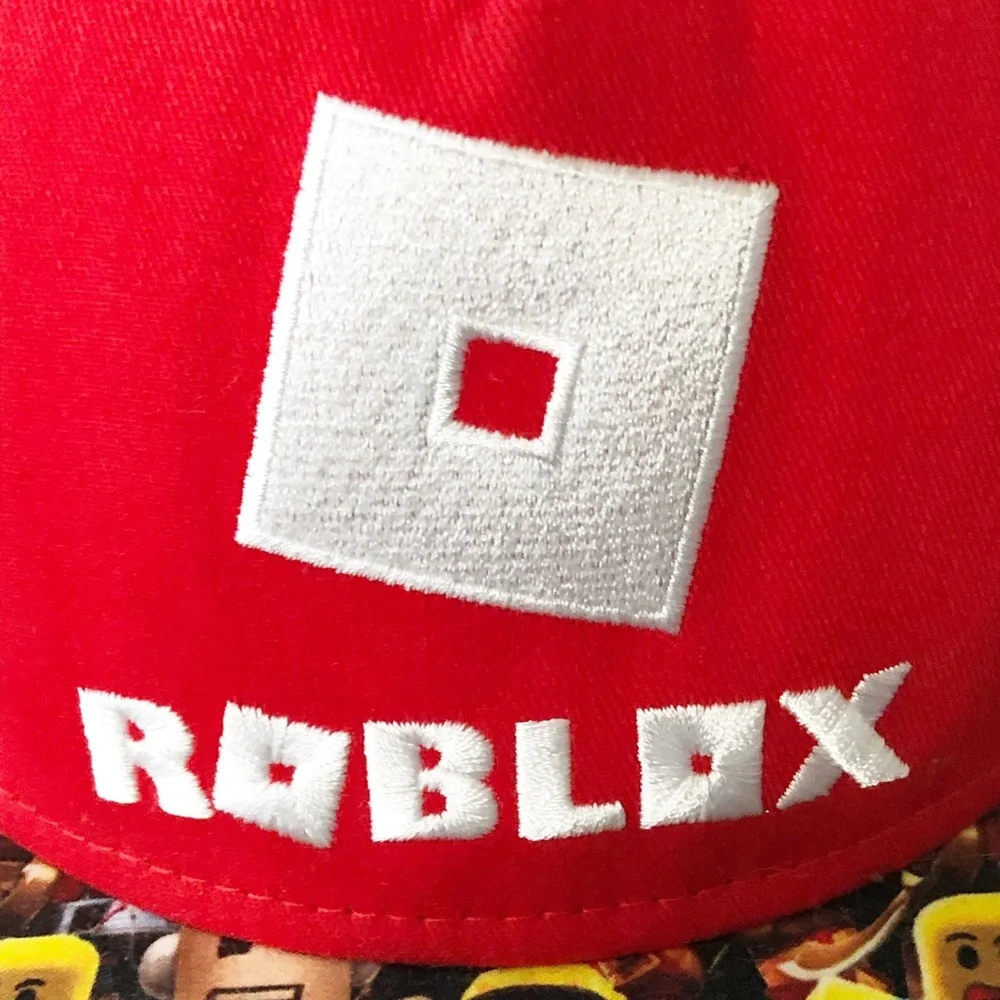 Roblox Snap Back Hat Cap Youth Size OSFM Printed All Over Graphics Bill Clean!